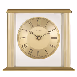 Acctim Gayhurst Mantel Clock, Gold