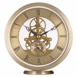 Acctim Millendon Mantel Clock, Gold