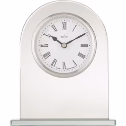 Acctim Ascott Glass Quartz Mantel Clock