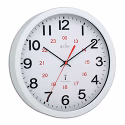 Acctim 74172 Controller Radio Controlled Wall Clock, White