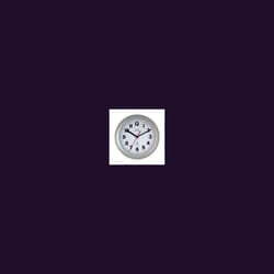Acctim Parona Silver RC Wall Clock
