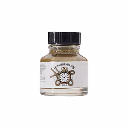Winsor & Newton Drawing Ink Bottle, 30ml, Gold