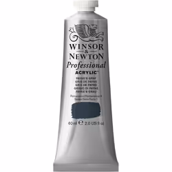Winsor & Newton Professional Acrylic, 60 ml, Grey, Tube