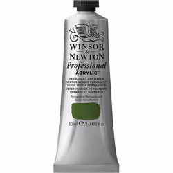 Winsor & Newton 2320503 60 ml Professional Acrylic Colour - Permanent Sap Green
