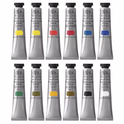 Winsor & Newton 5012572013321 acrylic paint 20 ml Black, Blue, Brown, Green, Pink, Red, White, Yellow Tube