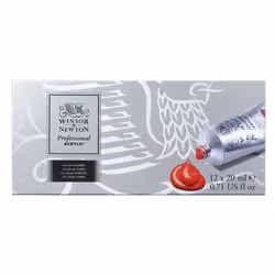 Winsor & Newton 5012572013321 acrylic paint 20 ml Black, Blue, Brown, Green, Pink, Red, White, Yellow Tube