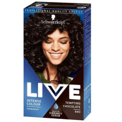 Schwarzkopf Live Intense Colour Permanent Hair Dye, 880 Tempting Chocolate