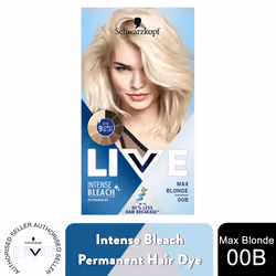 Schwarzkopf LIVE Intense Lightener 00B Max Blonde Permanent Hair Colour