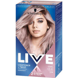Schwarzkopf LIVE Steel Cool Lilac 104 Semi-Permanent Hair Colour