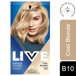 Schwarzkopf Live Intense Colour Permanent Hair Dye - B10 Cool Blonde
