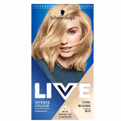 Schwarzkopf Live Intense Colour Permanent Hair Dye - B10 Cool Blonde