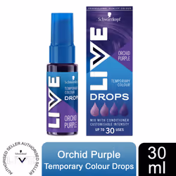 Schwarzkopf LIVE Colour Drops Semi-Permanent Dye - Orchid Purple