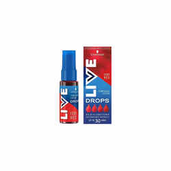 Schwarzkopf LIVE Colour Drops, Vegan, Semi-permanent, Red Hair Dye, Lasts 2 to 12 Washes, Fiery Red 30 ml