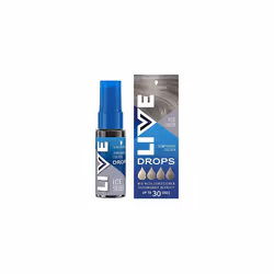 Schwarzkopf LIVE Colour Drops, Vegan, Semi-permanent, Silver Hair Dye, Lasts 2 to 12 Washes, Ice Silver 30 ml
