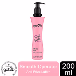 Schwarzkopf Got2b Smooth Operation Anti-Frizz Lotion, 200ml