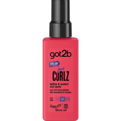 gotcurlz Define & Protect Curl Spray perfectly defines your curls and protects them against frizz up to 24 h.