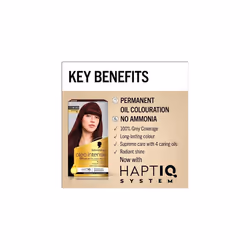 Oleo Intense Permanent Oil Colour 4-23 Burgundy Red Hair Dye, 100% Grey Coverage, Conditioner with HaptIQ System, Long-Lasting Colour, Ammonia Free