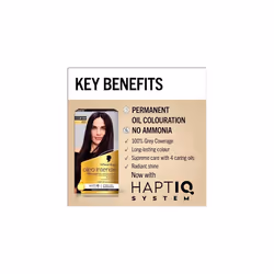 Oleo Intense Permanent Oil Colour 3-33 Rich Plum Hair Dye, 100% Grey Coverage, Conditioner With HaptIQ System, Long-Lasting Colour, Ammonia Free Hair