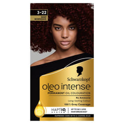 Schwarzkopf Oleo Intense Permanent Oil Colour Hair Dye 3-22 Midnight Bordeaux