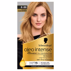 Schwarzkopf Oleo Intense Permanent Oil Colour Hair Dye 8-86 Golden Dark Blonde