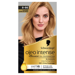 Schwarzkopf Oleo Intense Permanent Oil Colour Hair Dye 8-86 Golden Dark Blonde