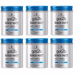 Schwarzkopf got2b Beach Matt Surfer Look Matt Paste 100 ml - Pack of 6