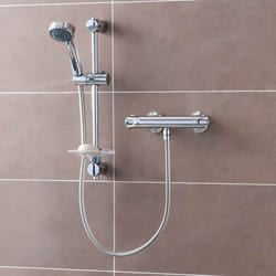 Triton Dene Cool Touch Thermostatic Bar Mixer Shower Chrome 3 Spray UNDETHBMCT