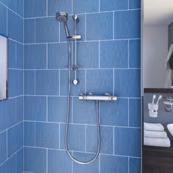 Triton Dene Cool Touch Thermostatic Bar Mixer Shower Chrome 3 Spray UNDETHBMCT