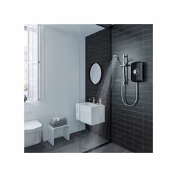 Triton Amore 8.5kW Electric Shower Gloss Black 5 Spray Mode Handset 1.5m Hose