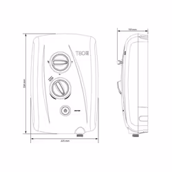 Triton T80 Easi-Fit 9.5kW Electric Shower