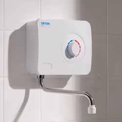 Triton T30i 3kW 240V Over Sink Electric Hand Wash Water Heater Unit White Spout