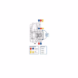 Triton Showers TDPS200SR Silent Running Power Shower, White, 215 mm
