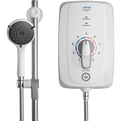 Triton Omnicare Design 8.5KW Thermostatic Electric Shower Extended Lever White