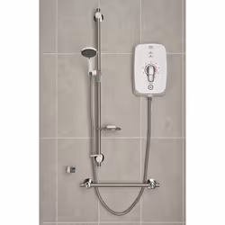 Triton Omnicare Design 8.5KW Thermostatic Electric Shower Extended Lever White