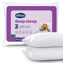 2pk Slientnight Deep Sleep Pillows | Medium Support Hypoallergenic Pillows