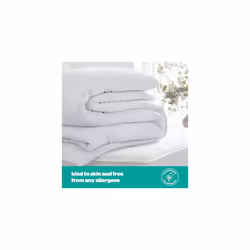 Silentnight Just Like Down 10.5 Tog Double Duvet - Luxury All Year Round Duvet Quilt with Soft Silky Down Like Fibres - Machine Washable - Double