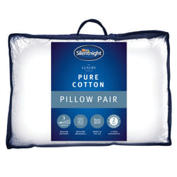 Silentnight Pure Cotton Pillow - 2 Pack