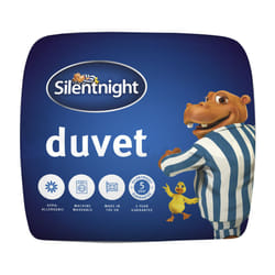 Silentnight Essential All Season Duvet - 10.5 Tog Hypoallergenic Made in the UK - Double