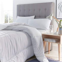 Silentnight Cooler Summer 4.5 Tog Duvet, White, Double, Hypoallergenic Summer Quilt - Single