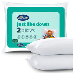 Silentnight Just Like Down Pillows 2 Pack Soft Medium Support