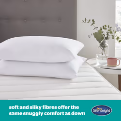 Silentnight Just Like Down Pillows 2 Pack Soft Medium Support