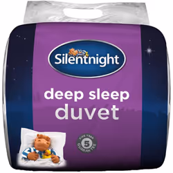 Silentnight Deep Sleep 10.5 Tog Duvet, Microfibre, White, Single