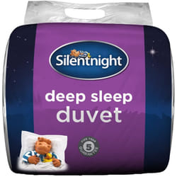 Silentnight Deep Sleep 10.5 Tog Duvet, Microfibre, White, Single