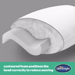 Silentnight Anti-Snore Pillow Medium Support Snoring Aid