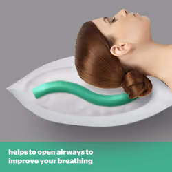 Silentnight Anti-Snore Pillow Medium Support Snoring Aid