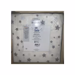 Silentnight Cot Bed Junior Jersey Star Duvet Cover & Pillowcase Set