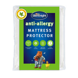 Anti-Allergy Mattress Protector â Mattress Cover Bed Pad Topper with Fitted Skirt Protecting Against Bacteria and Dust Mites â Comfortable and