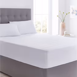 Silentnight Quilted Mattress Protector Plus, White, Single