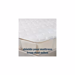Silentnight Deep Sleep Mattress Protector with Straps ? Deep Fitted Soft Quilted Mattress Pad Cover Machine Washable Hypoallergenic Bed Protector ?