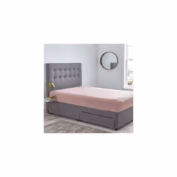 Silentnight Teddy Fleece Fitted Sheet King Size Blush Pink - No-Iron Luxury Linen Bottom Bedsheet - Elastic Hem to Snugly Fit ...